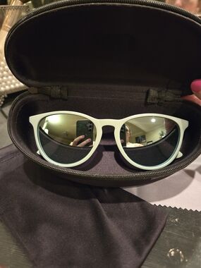 Allure Agave  Sunglasses with Mirrored Lenses